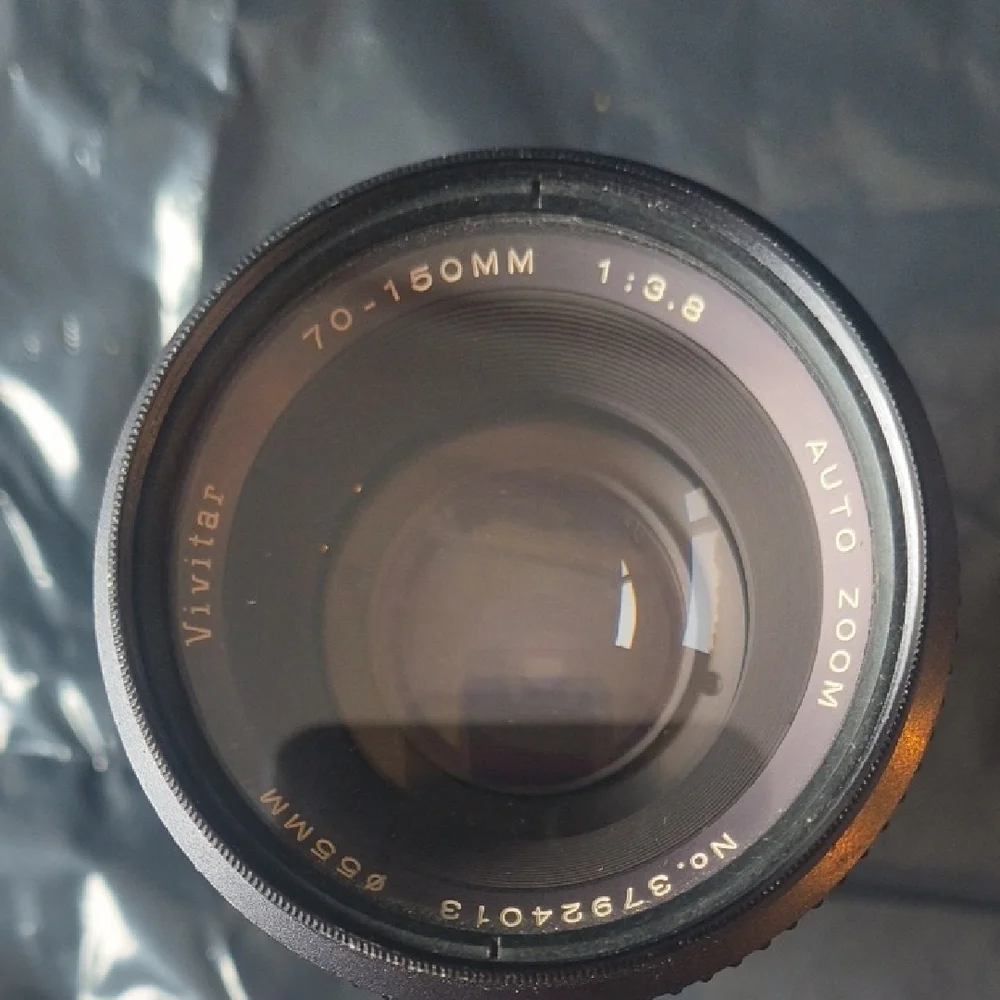 Vintage Vivitar Close Focusing Zoom Lens 70mm-150mm 1:3.8 55mm - Picture 2 of 7